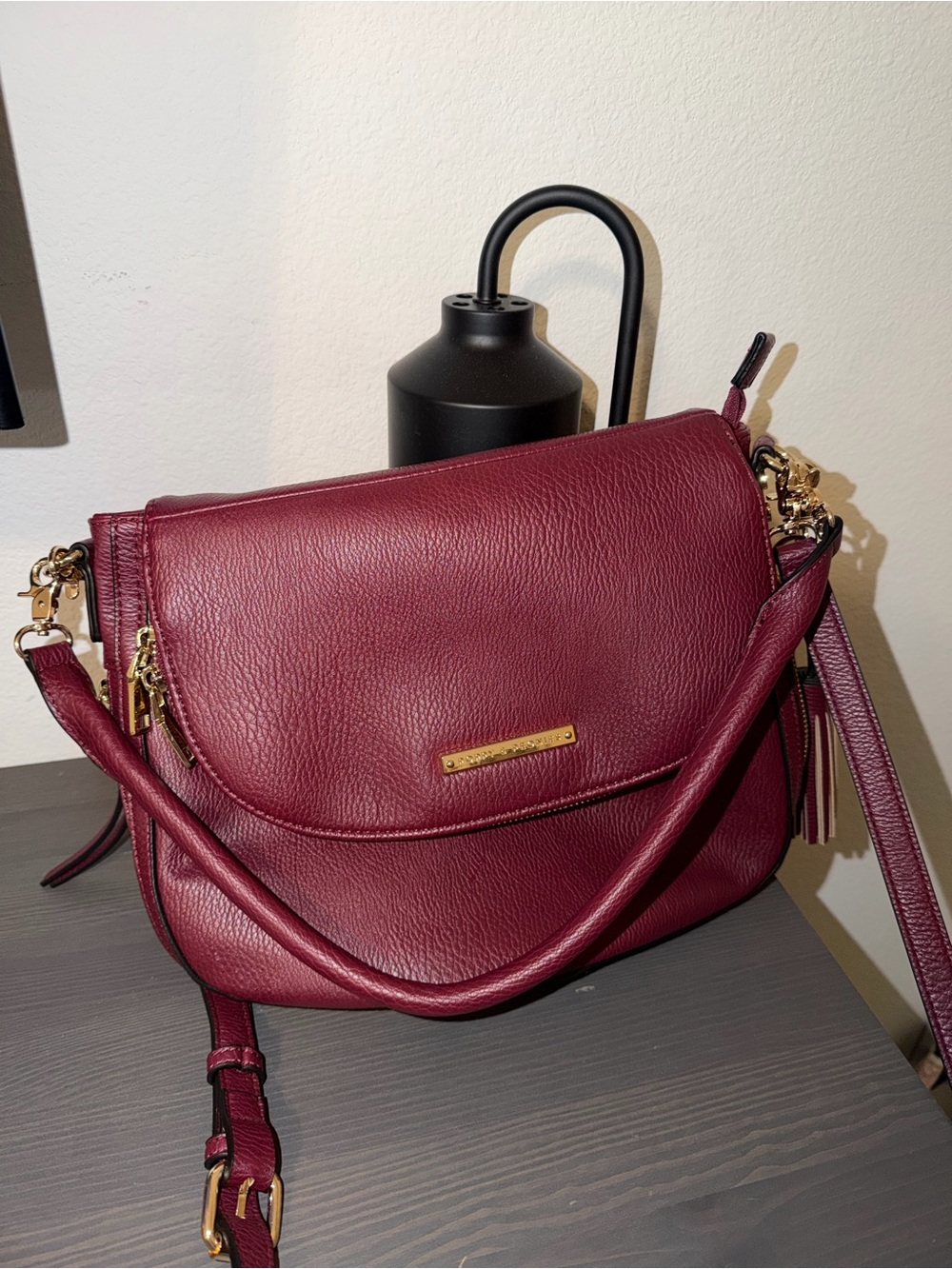 Poppy & Peonies Downtown Crossbody Berry